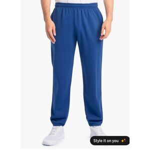 Blue sweat pants with Pockets size Large